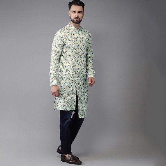 https://www.weavestyle.in/products/men-sea-green-blue-printed-fusion-straight-kurta