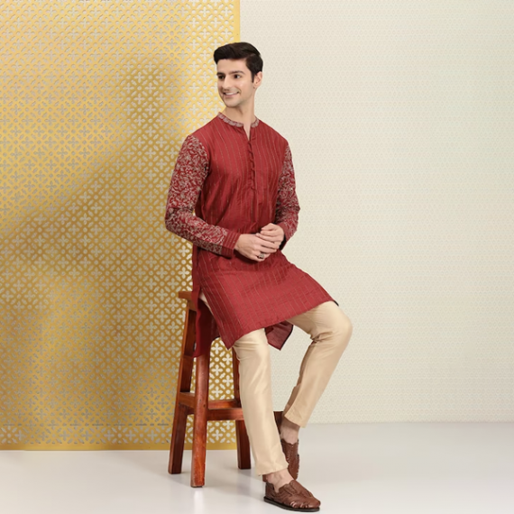 https://www.weavestyle.in/products/men-red-gold-toned-ethnic-motifs-printed-thread-work-kurta