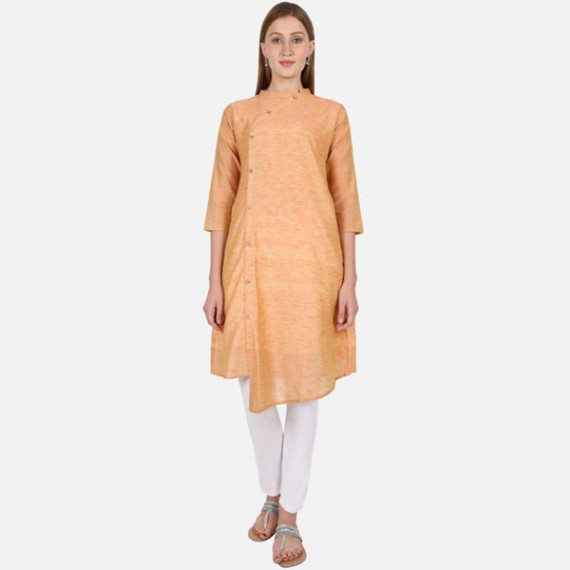 https://www.weavestyle.in/products/women-orange-solid-a-line-cotton-kurta