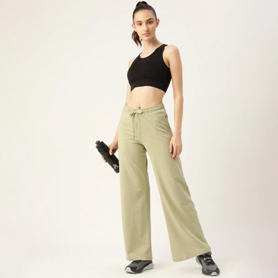 https://www.weavestyle.in/products/women-olive-green-solid-cotton-wide-leg-track-pants