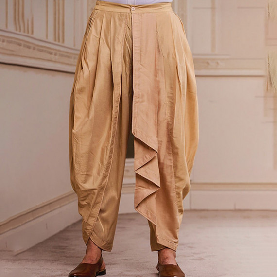 https://www.weavestyle.in/products/men-beige-solid-draped-dhoti-pants