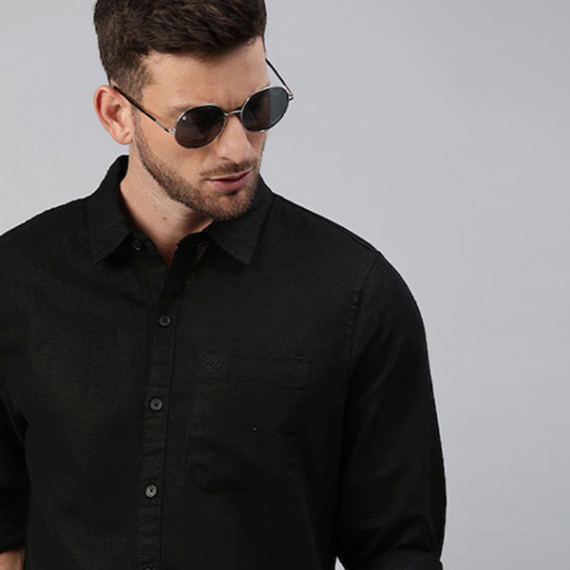https://www.weavestyle.in/products/men-black-slim-fit-cotton-casual-shirt