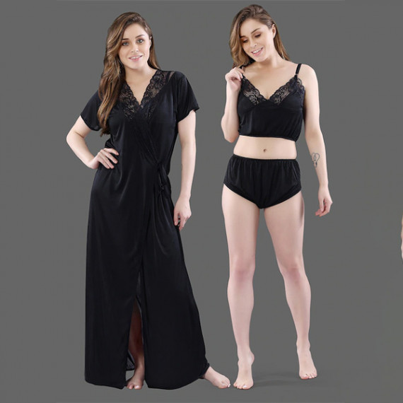 https://www.weavestyle.in/products/women-black-solid-satin-3-piece-nightwear-set