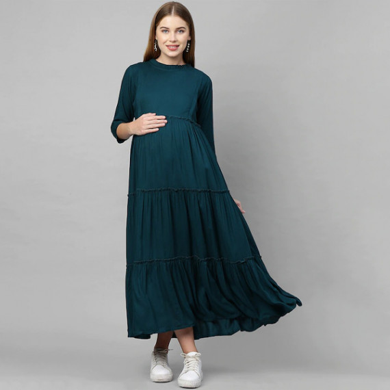 https://www.weavestyle.in/products/teal-green-maternity-maxi-nursing-dress