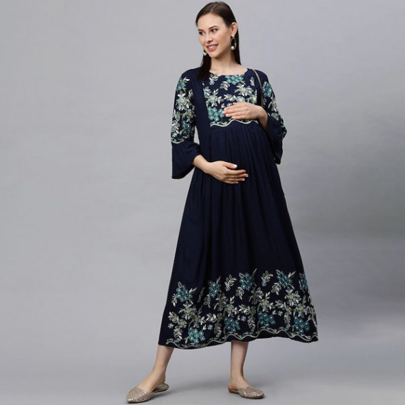 https://www.weavestyle.in/products/women-navy-blue-embroidered-maternity-feeding-maxi-nursing-dress