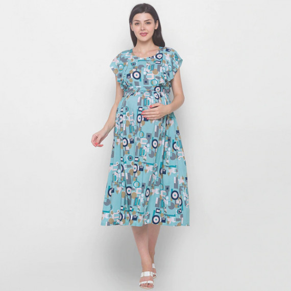 https://www.weavestyle.in/products/blue-floral-maternity-midi-dress