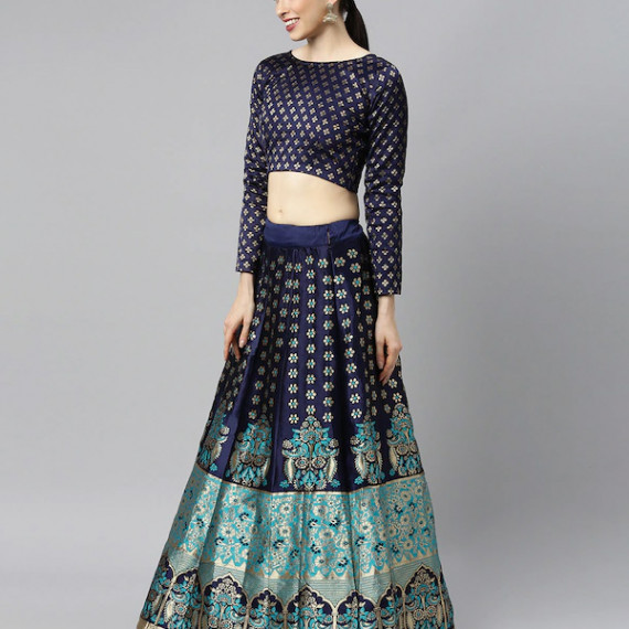 https://www.weavestyle.in/products/blue-green-woven-design-lehenga-choli